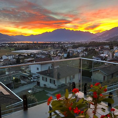 Moderno Bilocale Vista Lago Maggiore Gordola Exterior foto