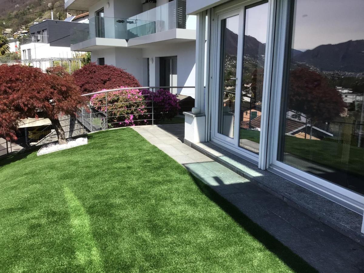 Moderno Bilocale Vista Lago Maggiore Gordola Exterior foto